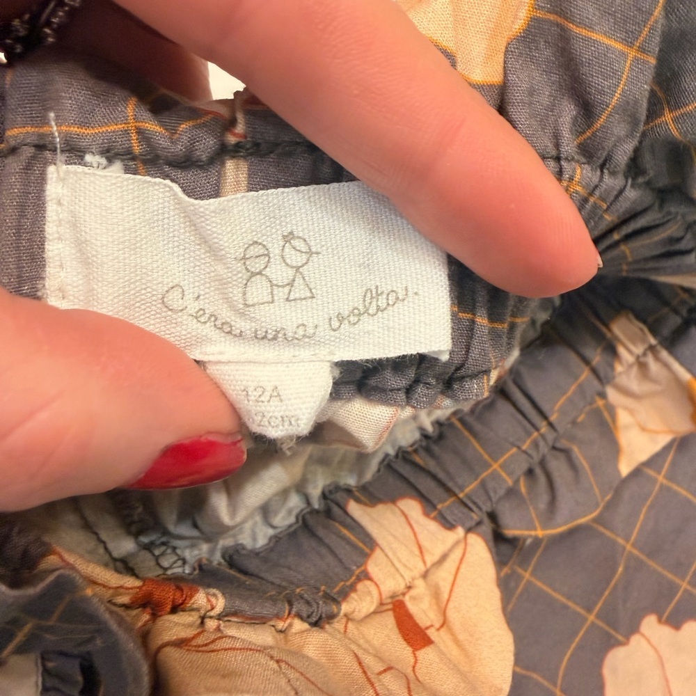 C'ERA UNA VOLTA Isabella floral cotton shorts! Size 12 100% cotton - Picture 3 of 4